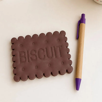 Cookie Shaped Memopad with Pen - Tinyminymo