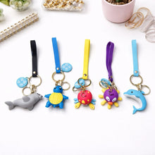 Load image into Gallery viewer, Colorful Sea Creature Keychains - Tinyminymo
