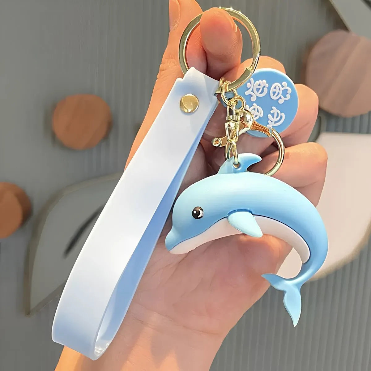 Dolphin Design Silicone Keychain - Tinyminymo