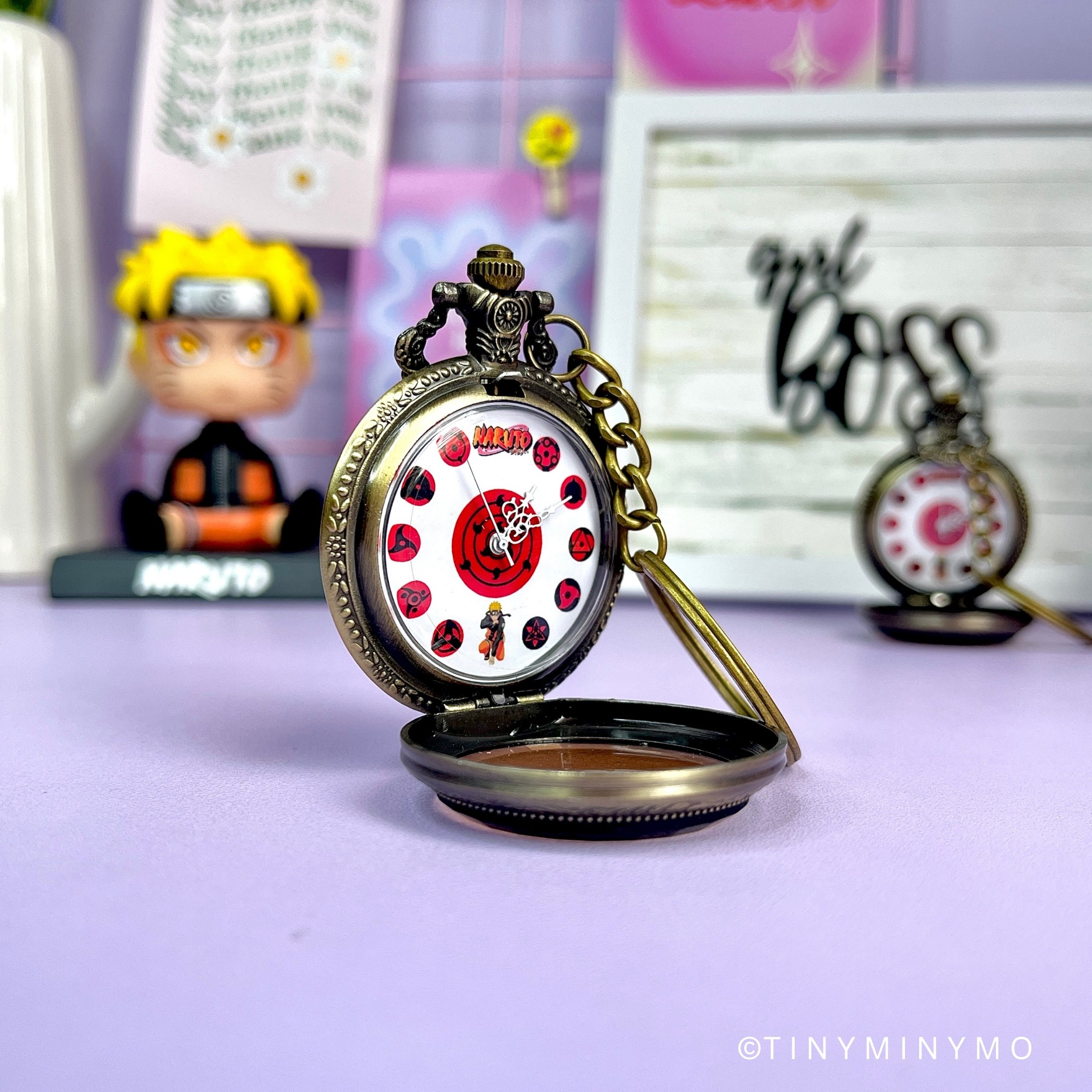 Sharingan Pocket Watch Keychain - Tinyminymo