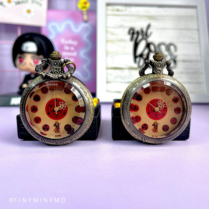 Sharingan Pocket Watch Keychain - Tinyminymo