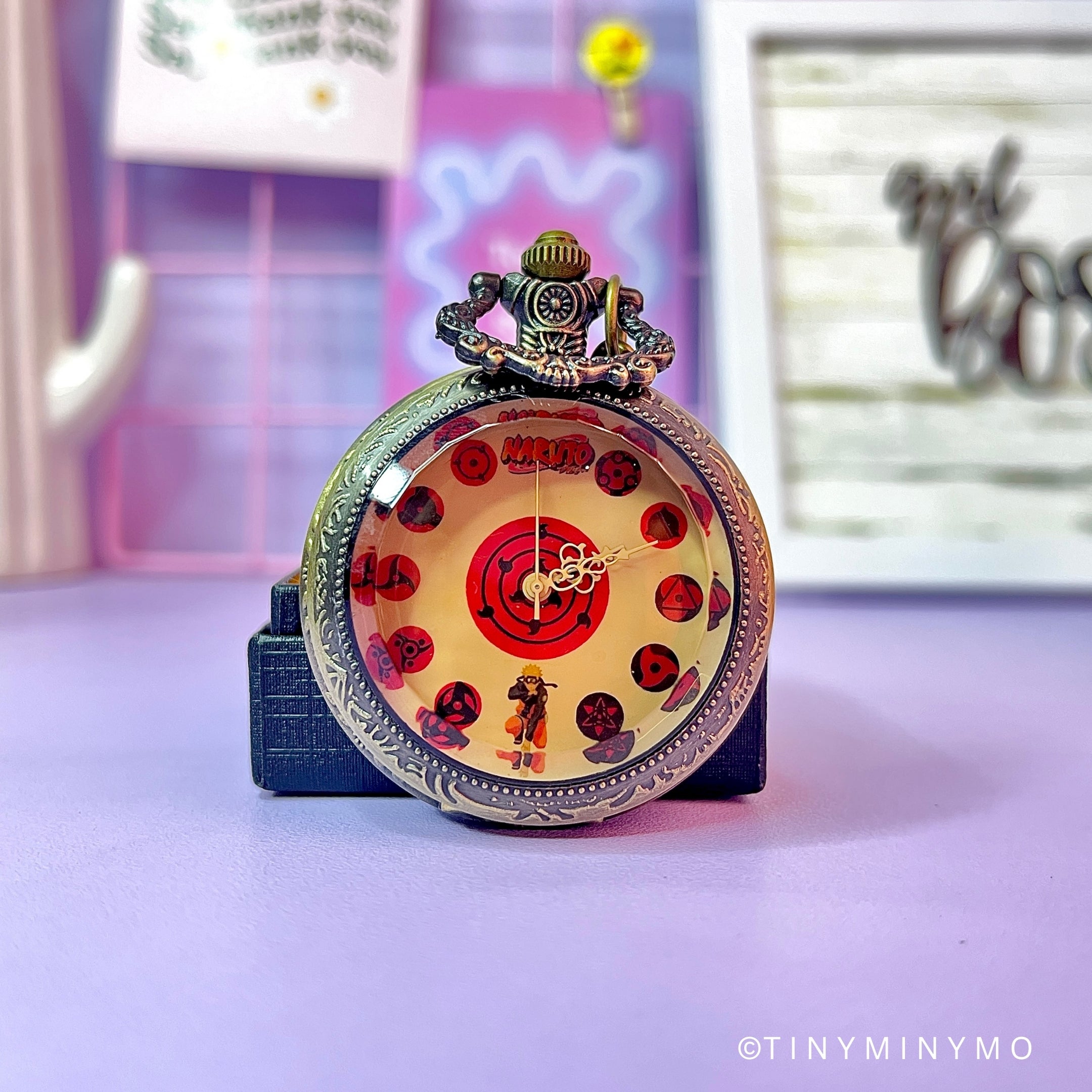 Sharingan Pocket Watch Keychain - Tinyminymo