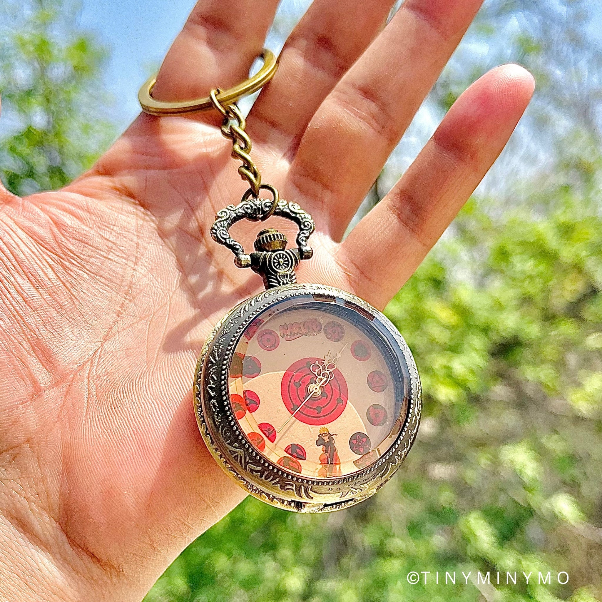 Buy Sharingan Pocket Watch Keychain Online in India