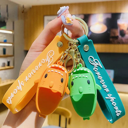 Shark Slipper 3D Keychain - Tinyminymo