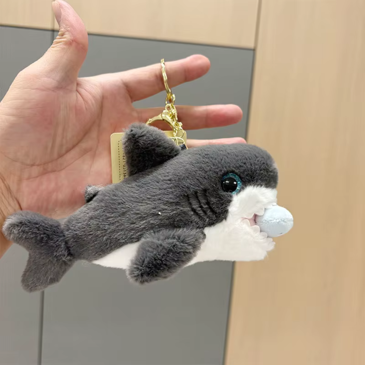 Grey Color Fluffy Charm - Tinyminymo