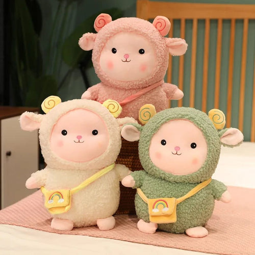 Sheep with Sling Bag Soft Toy - Tinyminymo