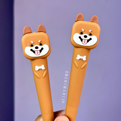 Cute Shiba Inu Gel Pen - Tinyminymo