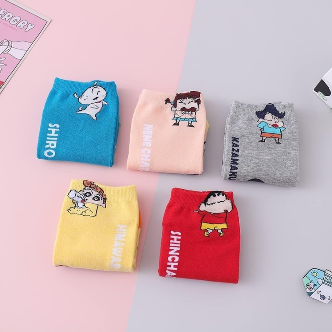 Shin-chan Character Socks - Tinyminymo