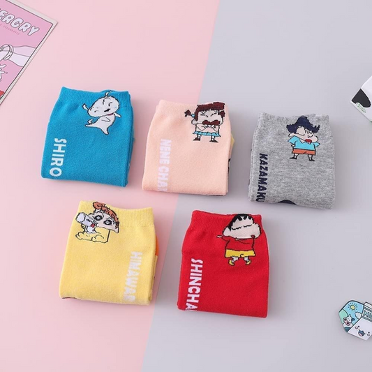 Shin-chan Character Socks - Tinyminymo