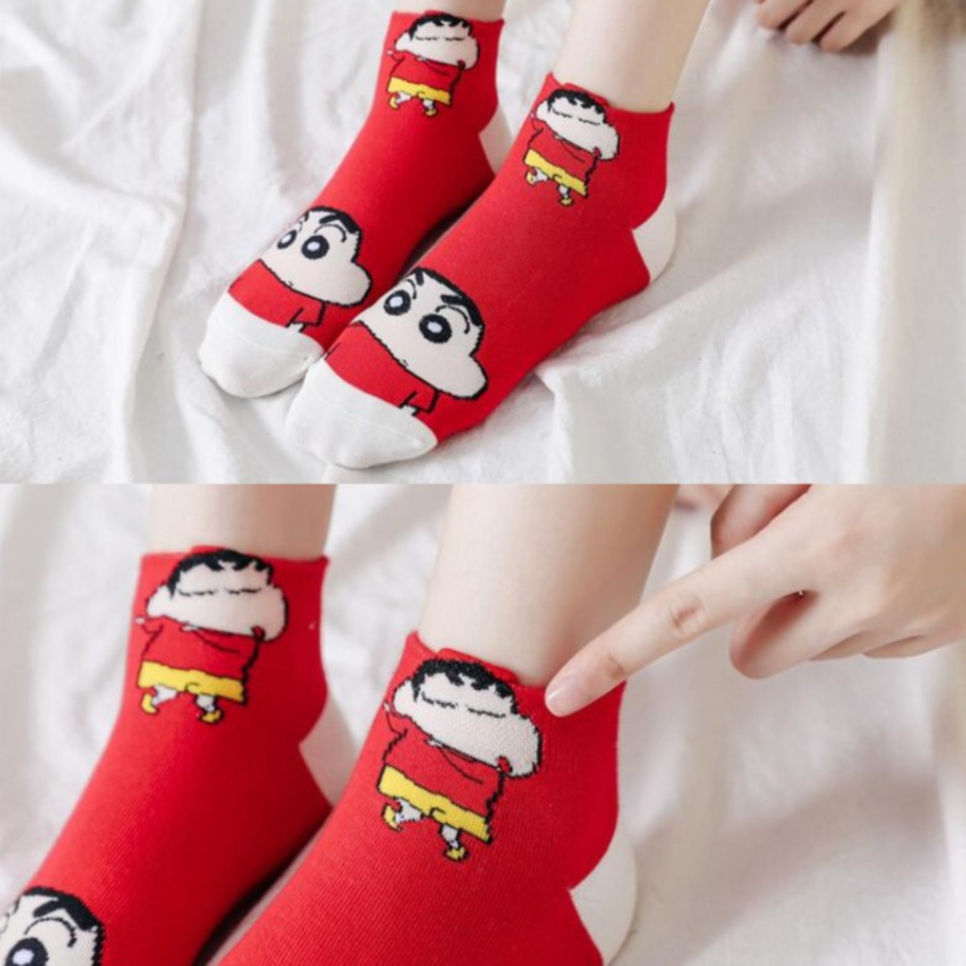 Shin-chan Character Socks - Tinyminymo
