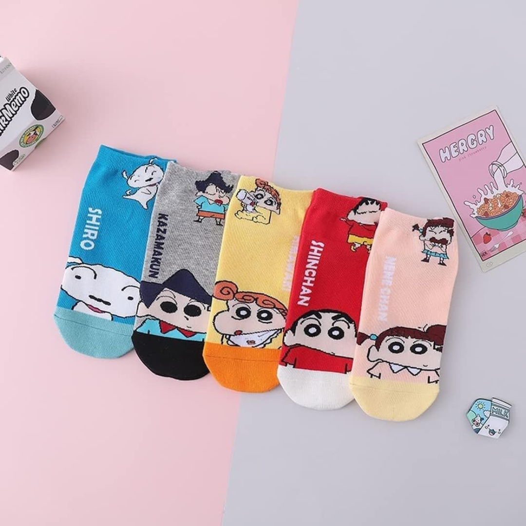 Shin-chan Character Socks - Tinyminymo