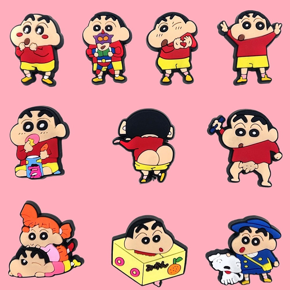 Shin-chan Crocs Decoration - Set of 4 - Tinyminymo
