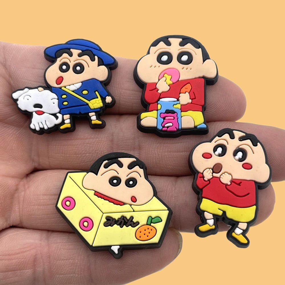 Shin-chan Crocs Decoration - Set of 4 - Tinyminymo