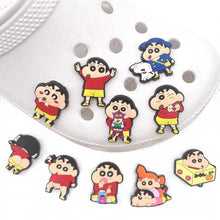 Load image into Gallery viewer, Shin-chan Crocs Decoration - Set of 4 - Tinyminymo
