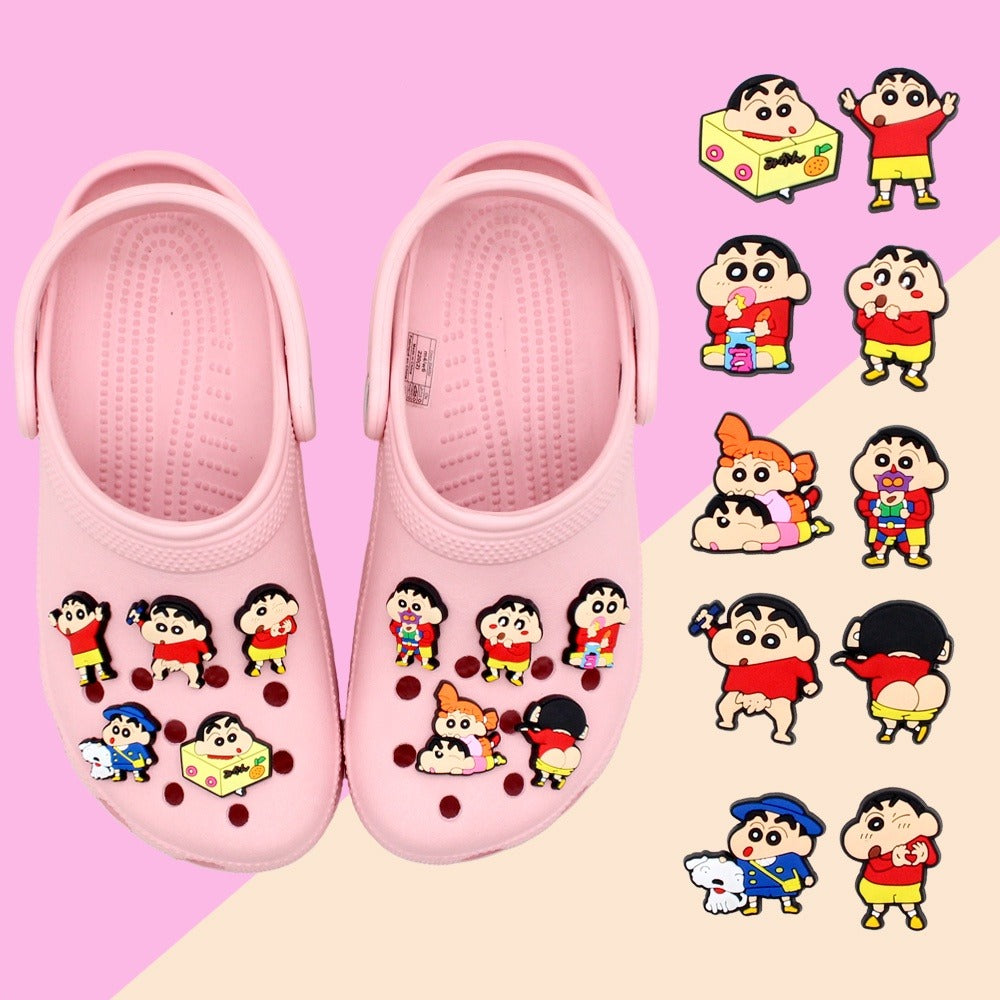 Shin-chan Crocs Decoration - Set of 4 - Tinyminymo
