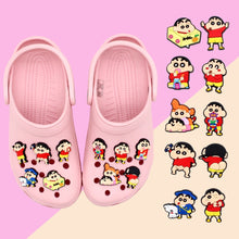 Load image into Gallery viewer, Shin-chan Crocs Decoration - Set of 4 - Tinyminymo
