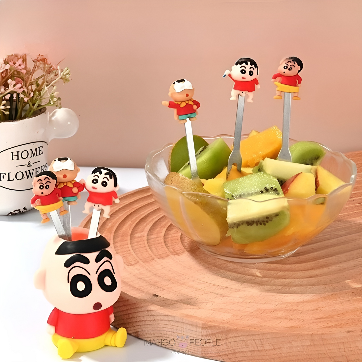 Shin-chan Fork Set - Set of 6 - Tinyminymo