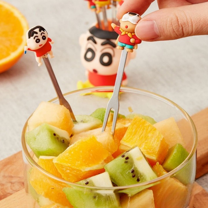 Shin-chan Fork Set - Set of 6 - Tinyminymo