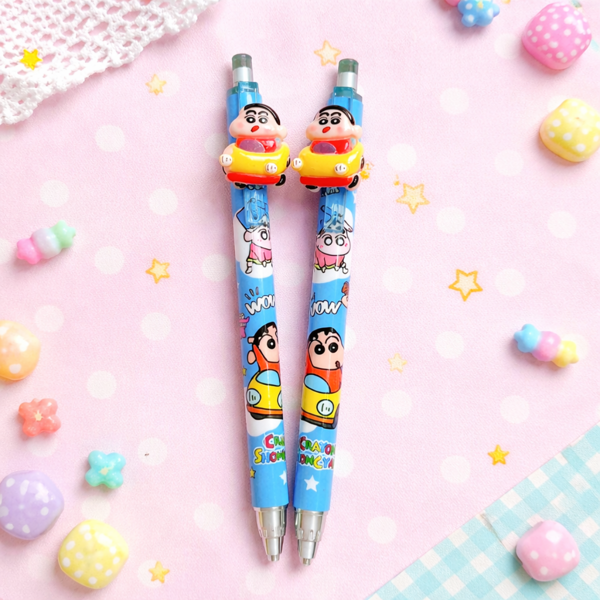 Blue Color Shin-chan Pencil - Tinyminymo