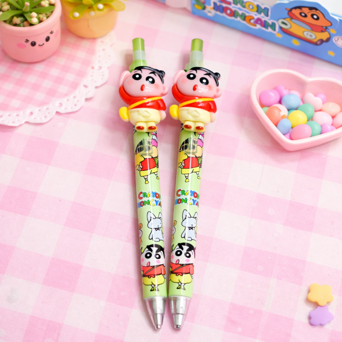 Green Color Shin-chan Pencil - Tinyminymo