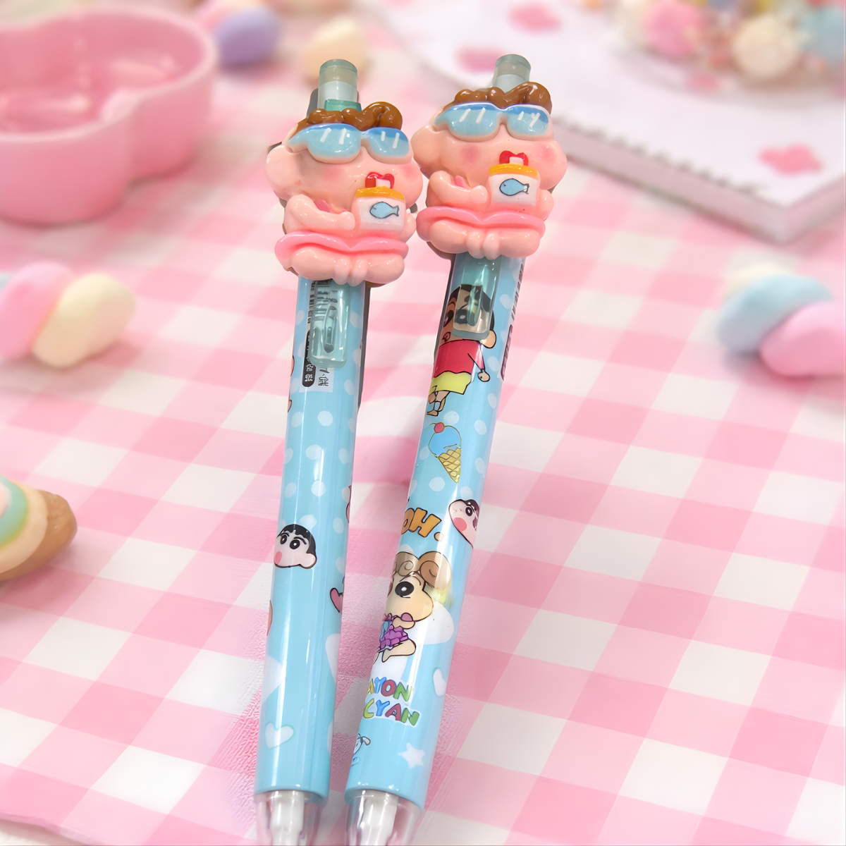 Blue Color Shin-chan Pencil - Tinyminymo