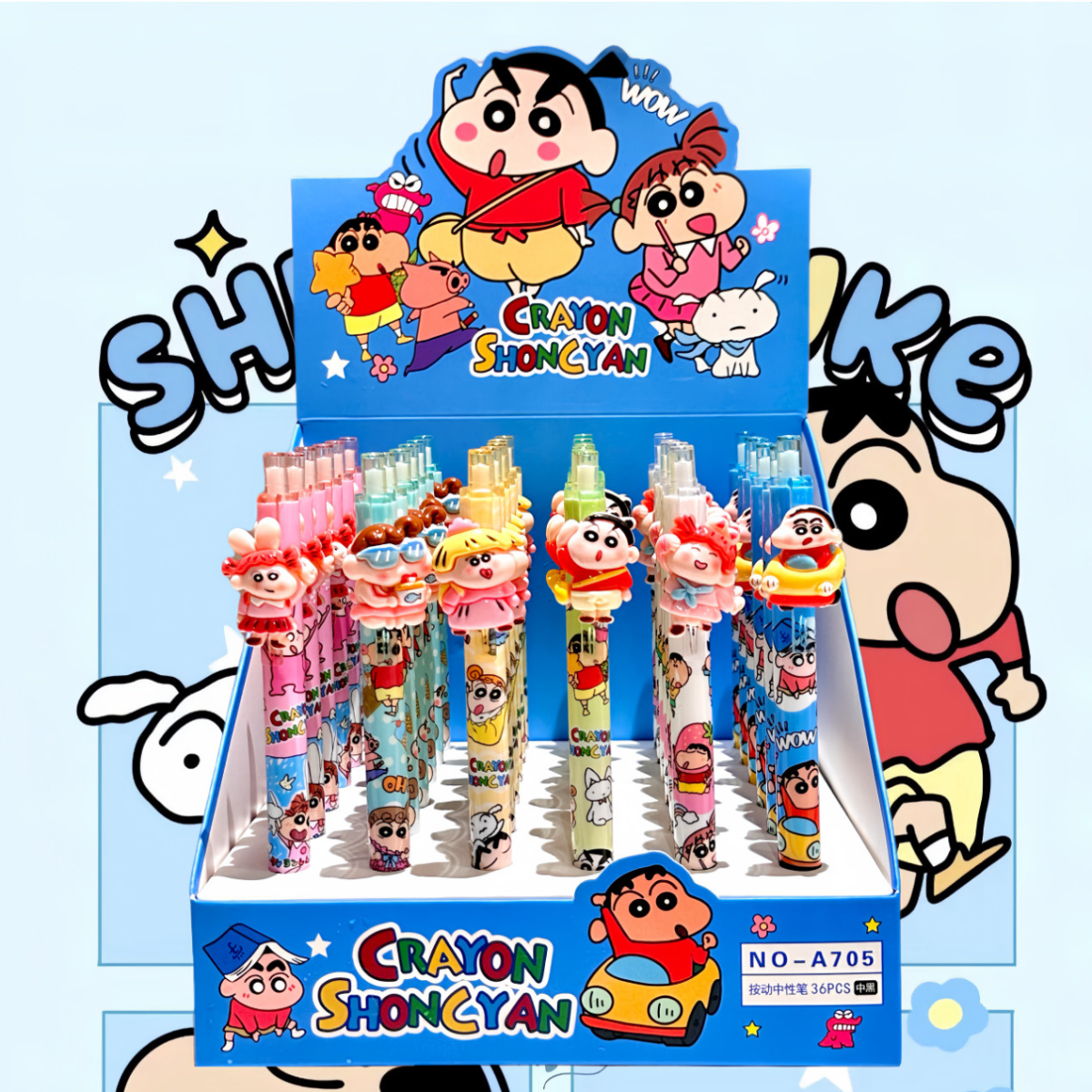 Collection of Shin-chan Pencils - Tinyminymo