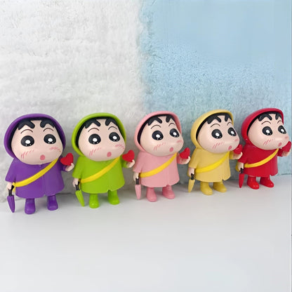 Shin-chan in Raincoat Action Figure - Tinyminymo