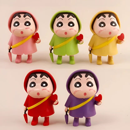 Shin-chan in Raincoat Action Figure - Tinyminymo