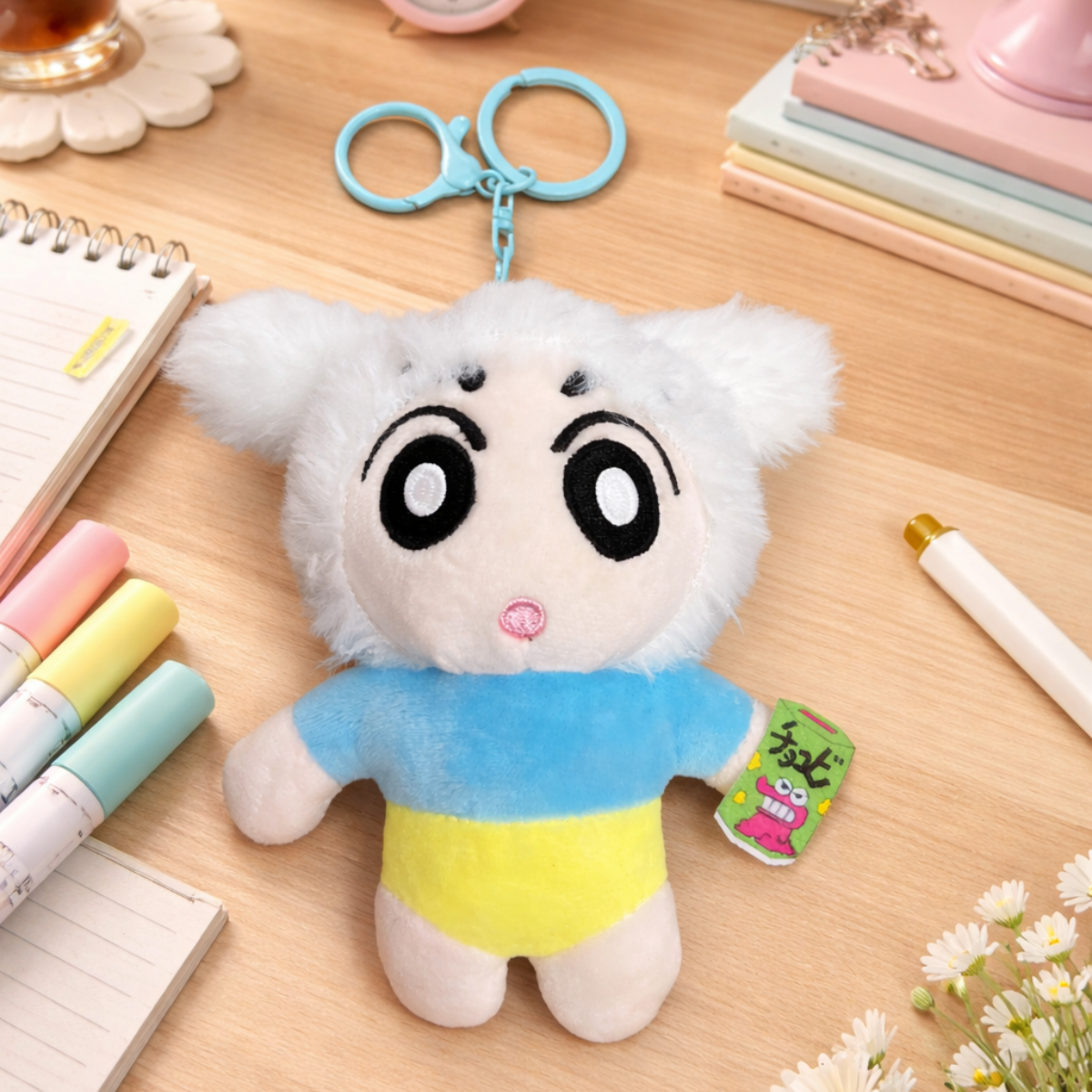 Blue Color Shiro Cosplay Shin-chan Keychain - Tinyminymo