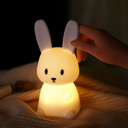 Sitting Bunny Silicone Night Light - Tinyminymo