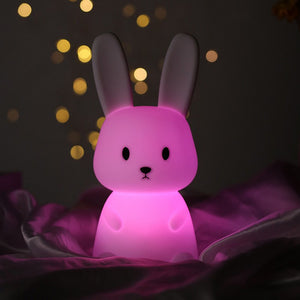 Sitting Bunny Silicone Night Light - Tinyminymo