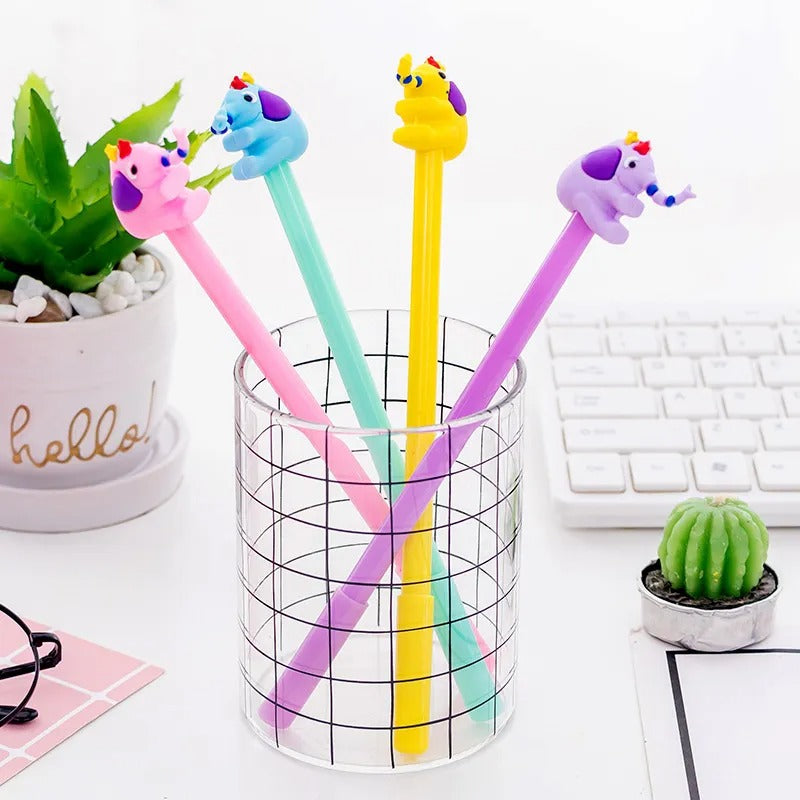 Sitting Elephant Gel Pen - Tinyminymo