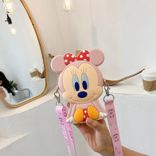 Load image into Gallery viewer, Sitting Minnie and Mickey Sling Bag - Tinyminymo
