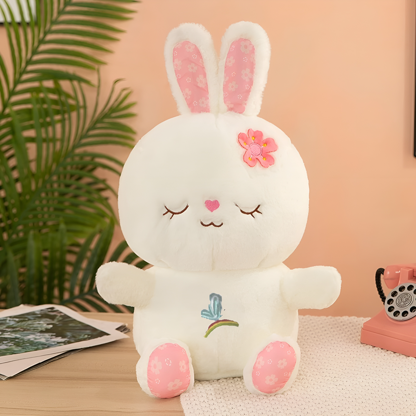 Sleeping Bunny Soft Toy - Tinyminymo