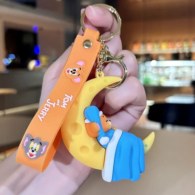Sleeping Tom and jerry Keychain - Tinyminymo