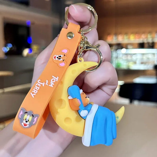 Sleeping Tom and jerry Keychain - Tinyminymo