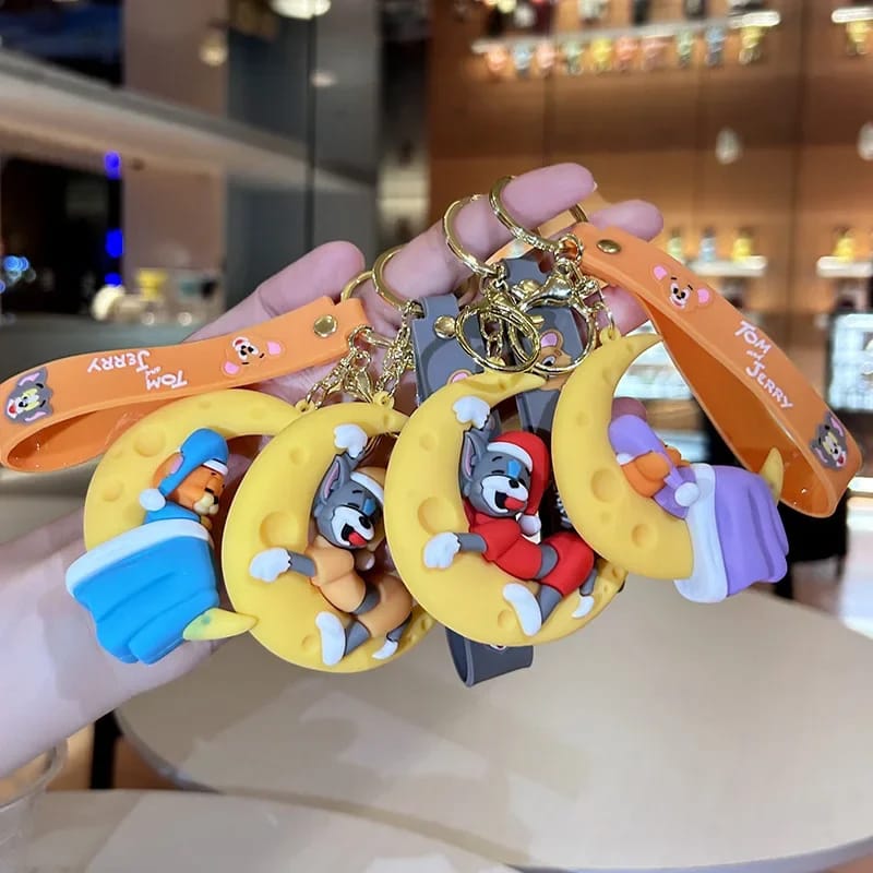 Sleeping Tom and jerry Keychain - Tinyminymo