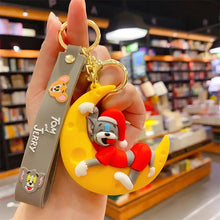 Load image into Gallery viewer, Sleeping Tom and jerry Keychain - Tinyminymo
