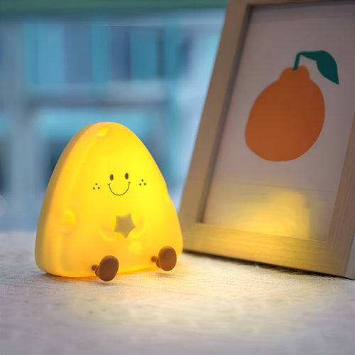 Smiling Cheese Shaped Night Light - Tinyminymo