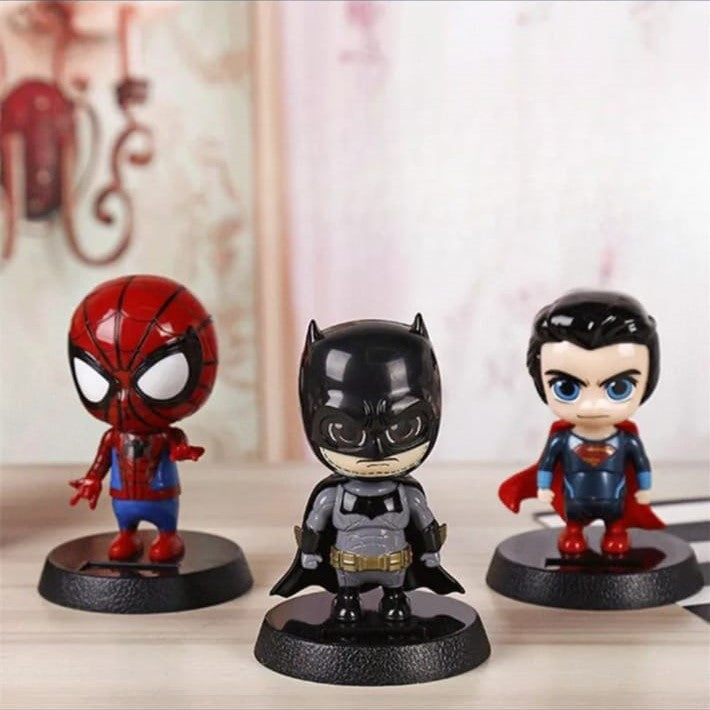 Solar Powered Superhero Bobblehead - Tinyminymo