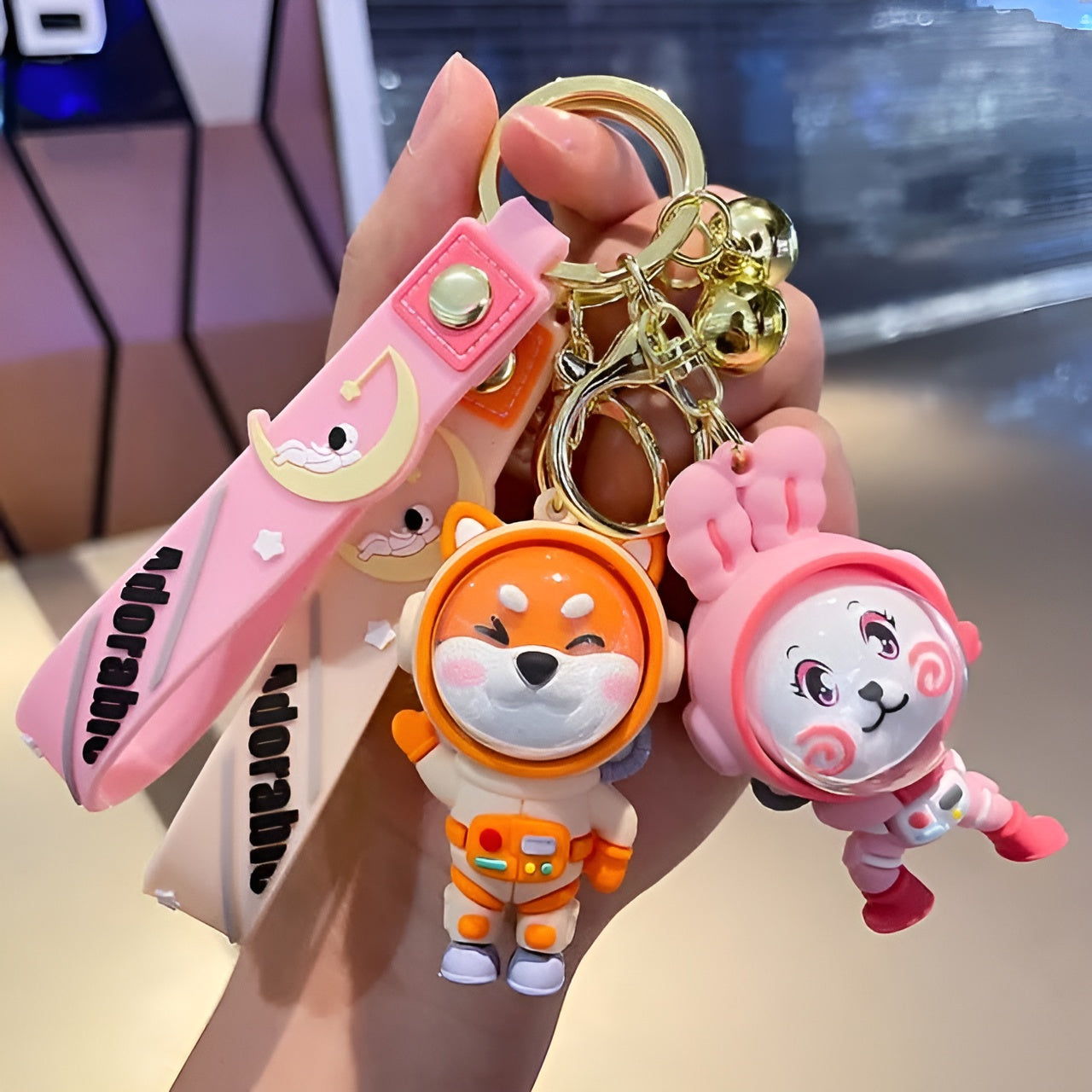 Space Animal 3D Keychain - Tinyminymo