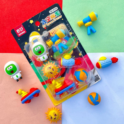 Space Eraser - Set of 6 - Tinyminymo