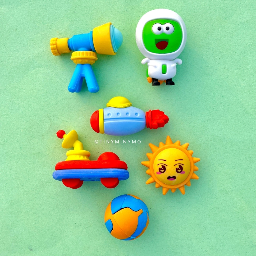 Space Eraser - Set of 6 - Tinyminymo