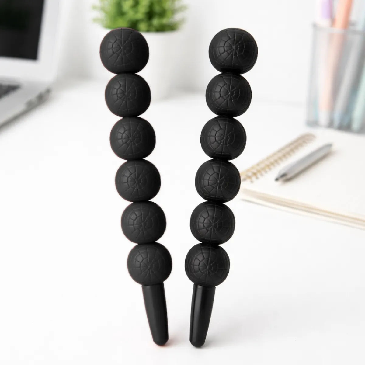 Black Color Spiderman Pen from Backside - Tinyminymo