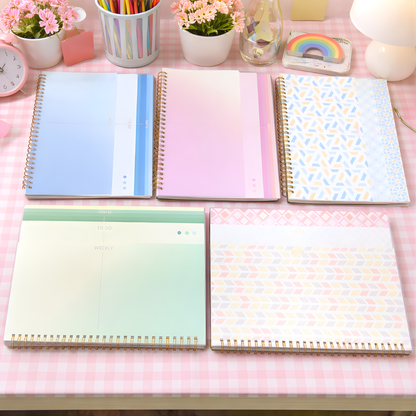 All Colors of Spiral Planner Notebook - Tinyminymo