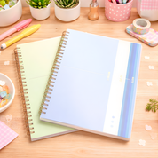 Pair of Spiral Bound Planners for Daily 
Planning and Notes - Tinyminymo