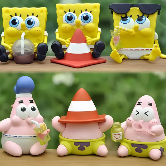 Spongebob and Patrick Action Figure - Tinyminymo