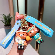 Sports Bear 3D Keychain - Tinyminymo