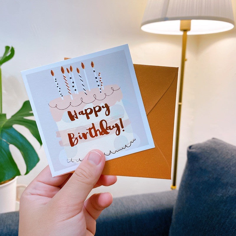 Square Birthday Card - Tinyminymo