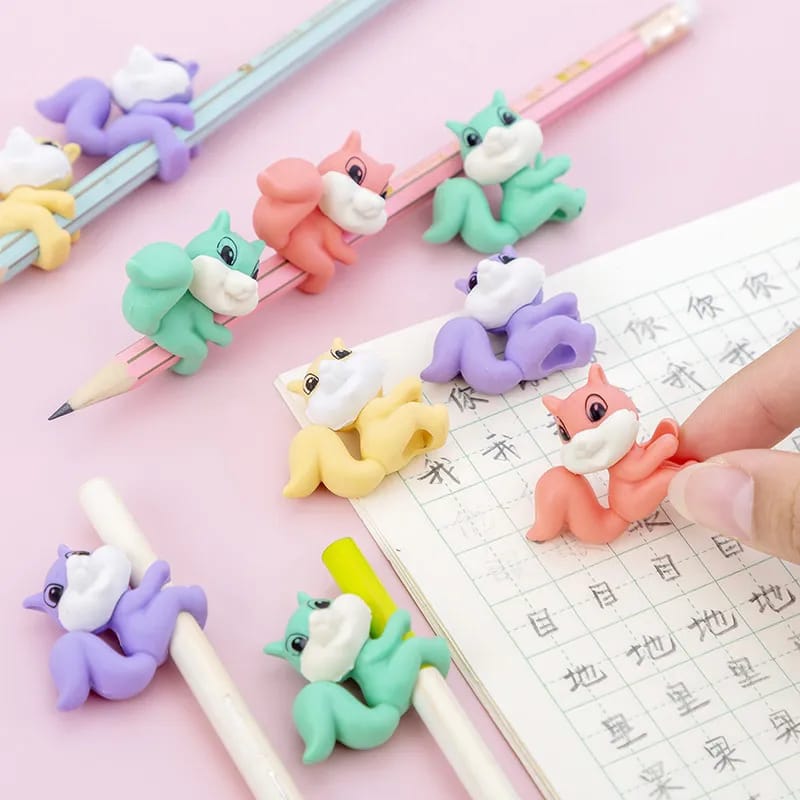 Squirrel Pencil Topper and Eraser - Tinyminymo